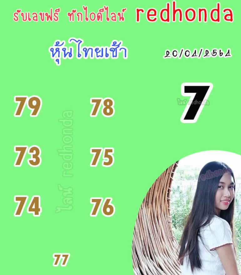 หวยหุ้น 20/4/64 ชุดที่ 9