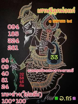 แนวทางหวย ชุดที่ 7