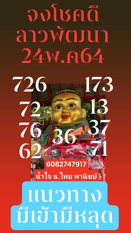 หวยลาว 24/5/64 ชุดที่ 7