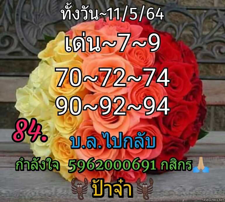 หวยหุ้น 11/5/64 ชุดที่ 7