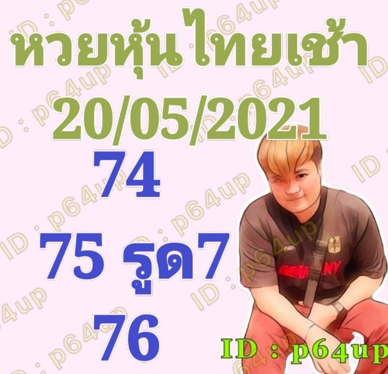 หวยหุ้น 20/5/64 ชุดที่ 3