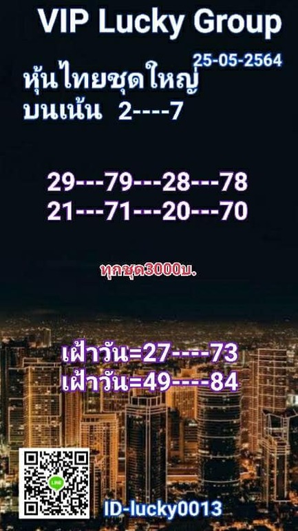 หวยหุ้น 25/5/64 ชุดที่ 4