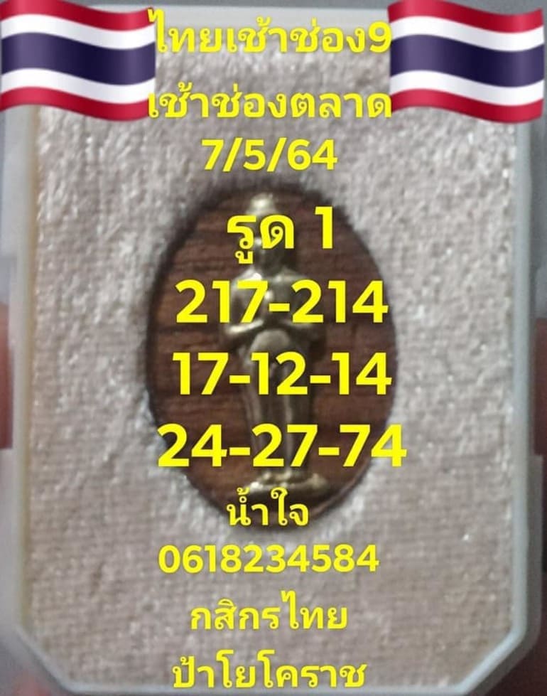 หวยหุ้น 7/5/64 ชุดที่ 2