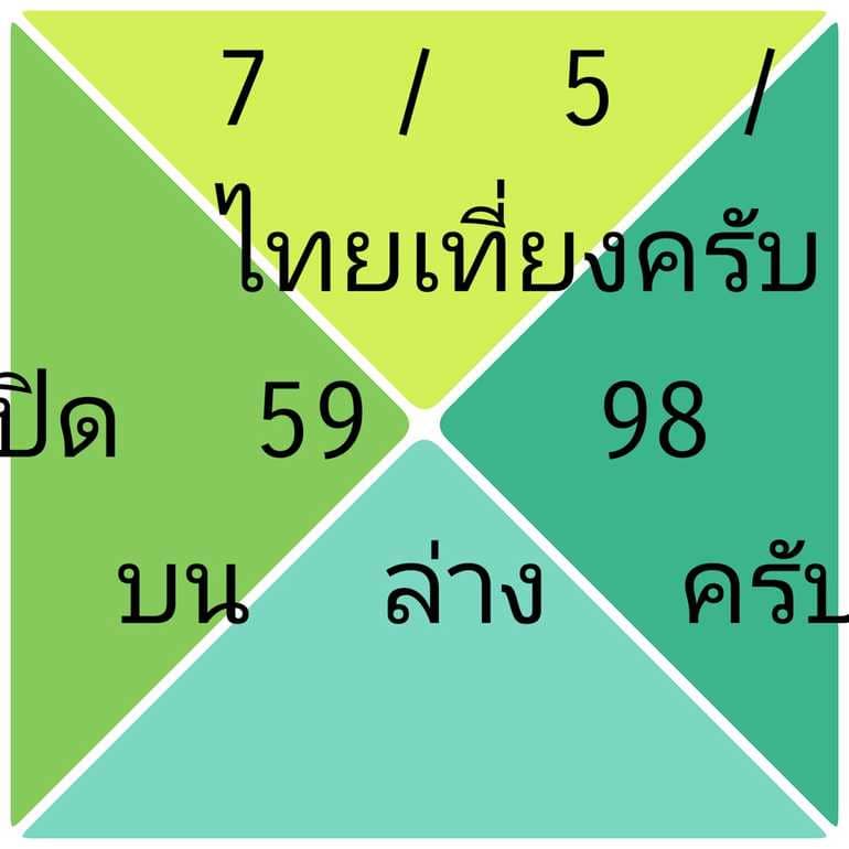 หวยหุ้น 7/5/64 ชุดที่ 5