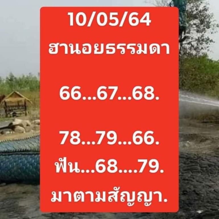 หวยฮานอย 10/5/64 ชุดที่ 12