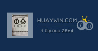 หวยเสือตกถังพลังเงินดี 1/6/64