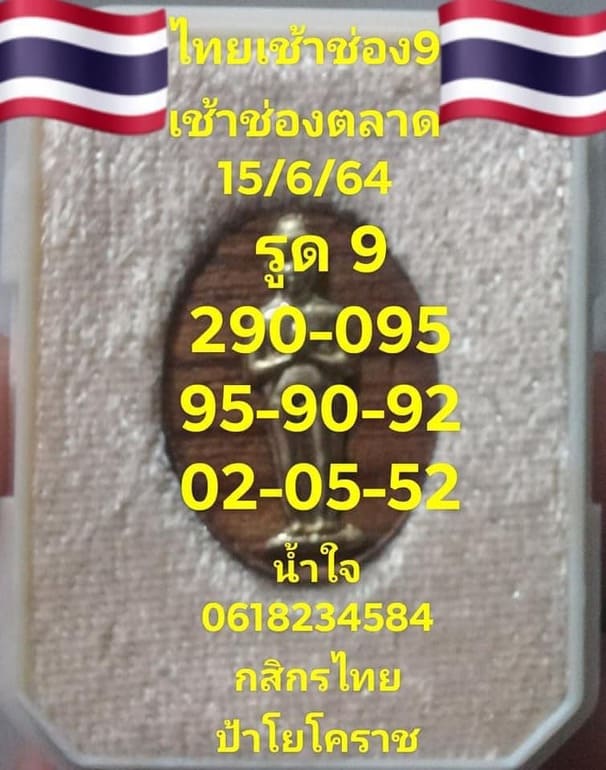 หวยหุ้น 15/6/64 ชุดที่ 2