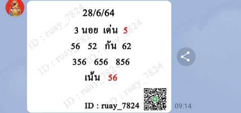 หวยฮานอย 28/6/64 ชุดที่ 1