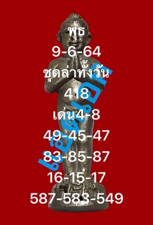 หวยฮานอย 9/6/64 ชุดที่ 7