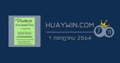 หวยใบเขียว 1/7/64