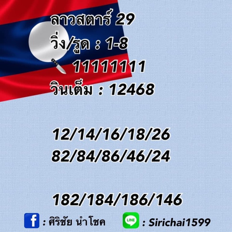 หวยลาว 29/7/64 ชุดที่ 6