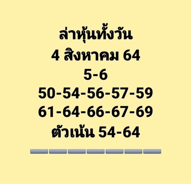 หวยฮานอย 4/8/64 ชุดที่ 3