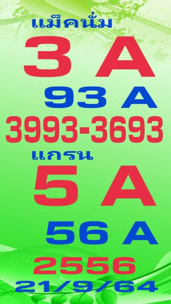 วยมาเลย์วันนี้ 22/9/64 ชุดที่ 8