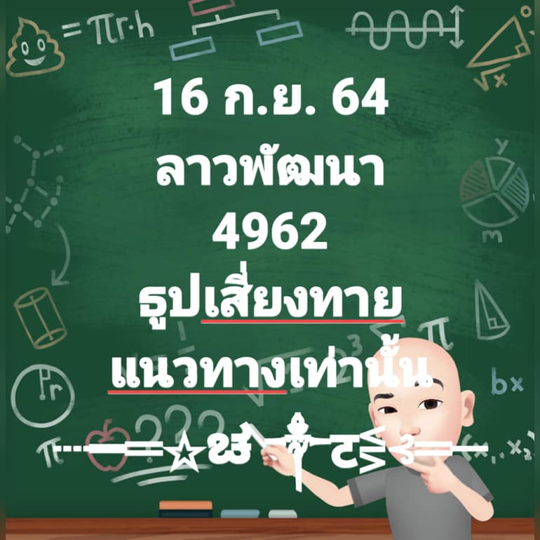 หวยลาว 16/9/64 ชุดที่ 1