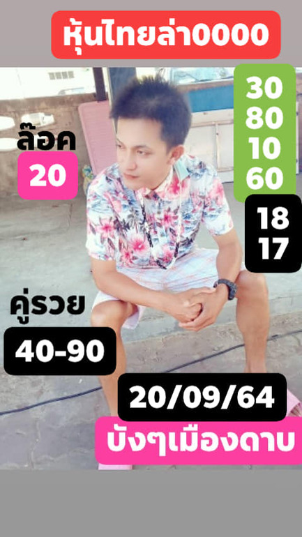 หวยหุ้น 20/9/64 ชุดที่ 3