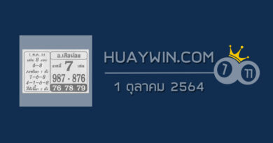 หวยอาจารย์เสือน้อย 1/10/64