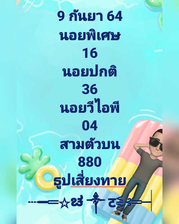 หวยฮานอย 9/9/64 ชุดที่ 1