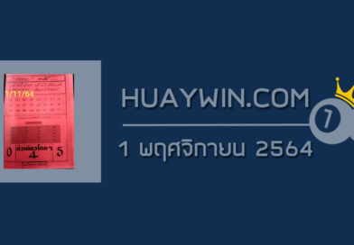 หวยภาพปริศนา 1/11/64