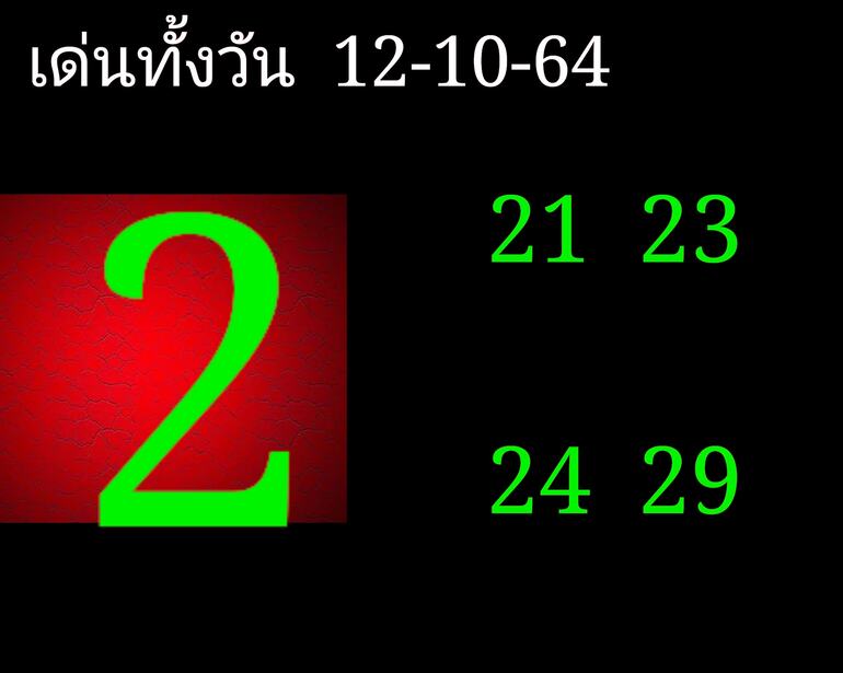 หวยหุ้น 12/10/64 ชุดที่ 10