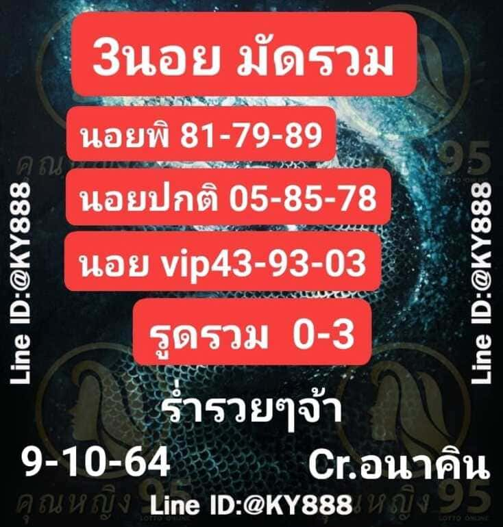 หวยฮานอย 9/10/65 ชุดที่ 10