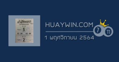 หวยม้าสีหมอก 1/11/64