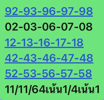 หวยหุ้นวันนี้ 11/11/64 ชุดที่ 8