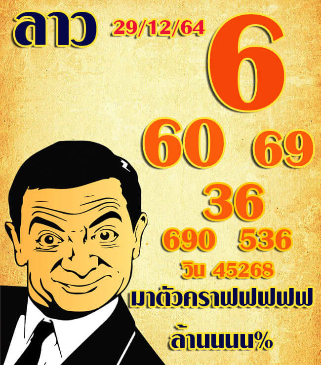 แนวทางหวยลาว 29/12/64 ชุดที่ 8