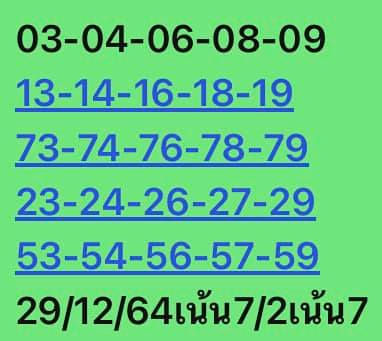หวยหุ้นวันนี้ 29/12/64 ชุดที่ 4