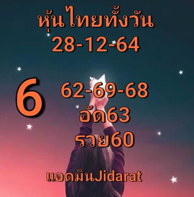 หวยหุ้นวันนี้ 28/12/64 ชุดที่ 4