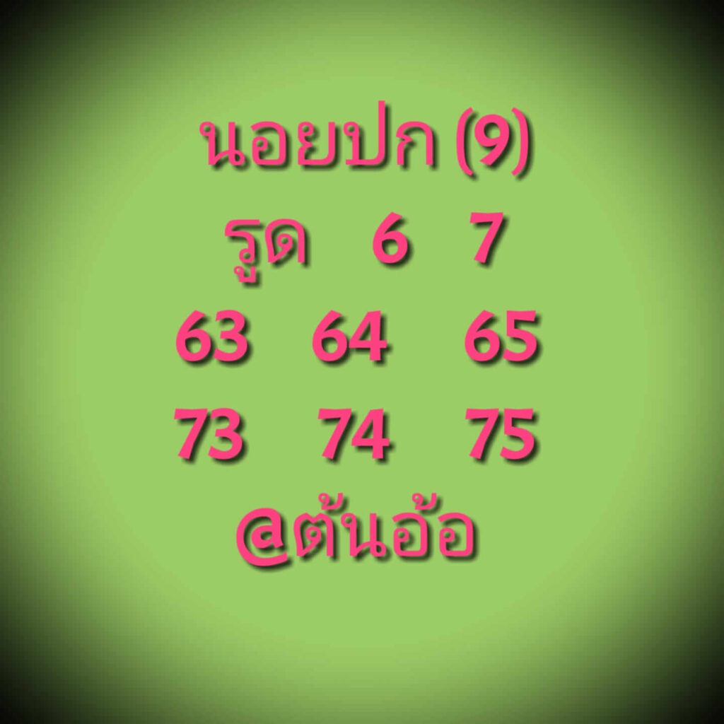 แนวทางหวยฮานอย 9/12/64 ชุดที่ 6