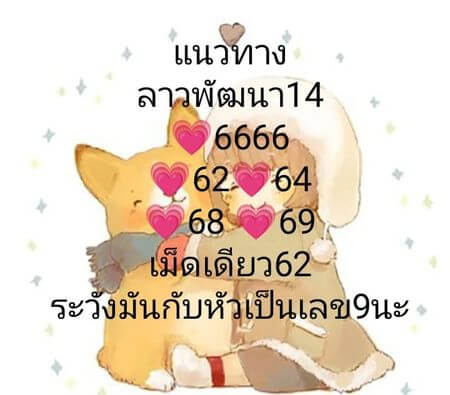 แนวทางหวยลาว 14/1/65 ชุดที่ 8