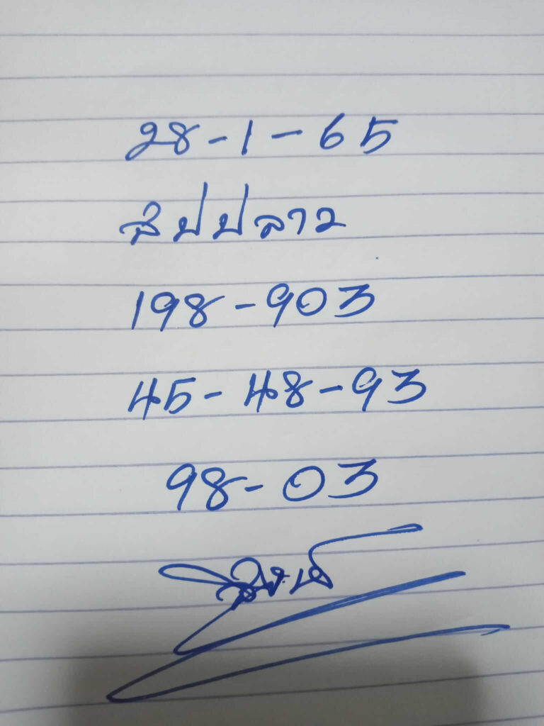 แนวทางหวยลาว 28/1/65 ชุดที่ 1