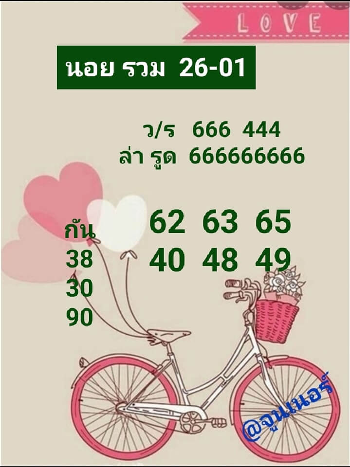 แนวทางหวยฮานอย 26/1/65 ชุดที่ 8