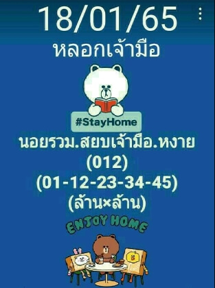 แนวทางหวยฮานอย 18/1/65 ชุดที่ 2