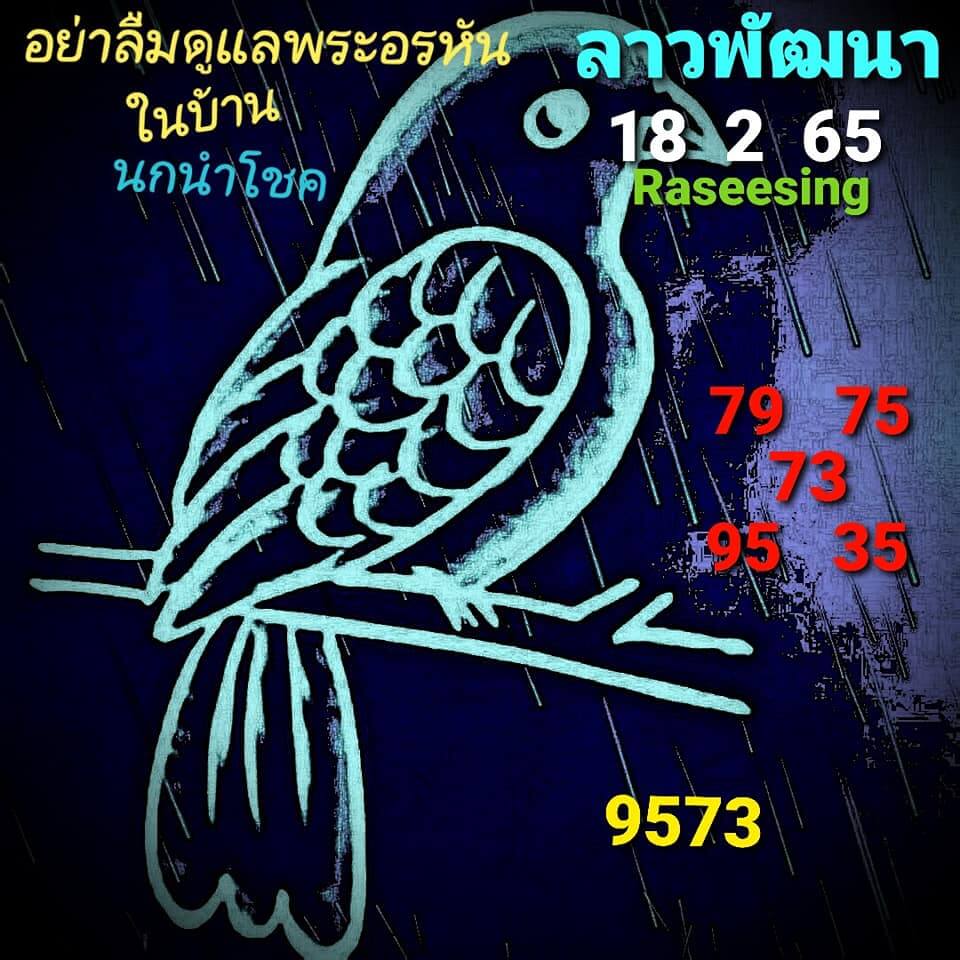 แนวทางหวยลาว 18/2/65 ชุดที่ 10