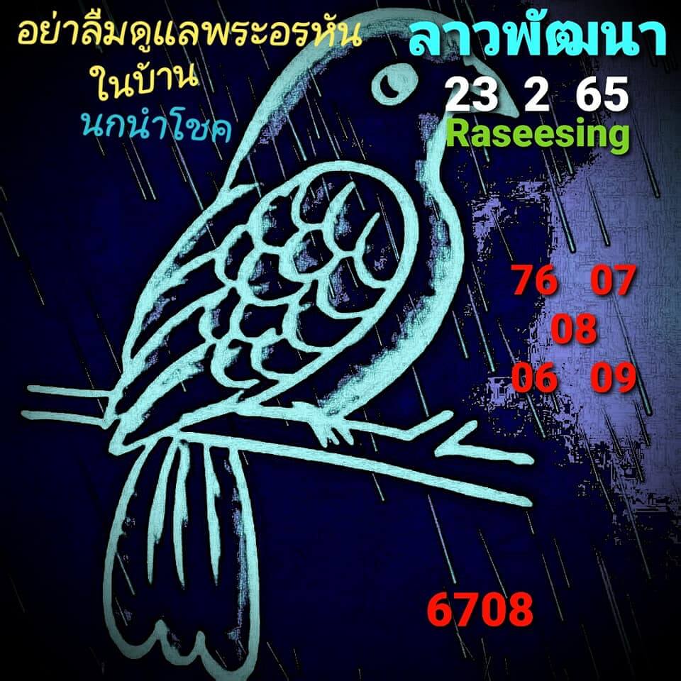 แนวทางหวยลาว 23/2/65 ชุดที่ 6