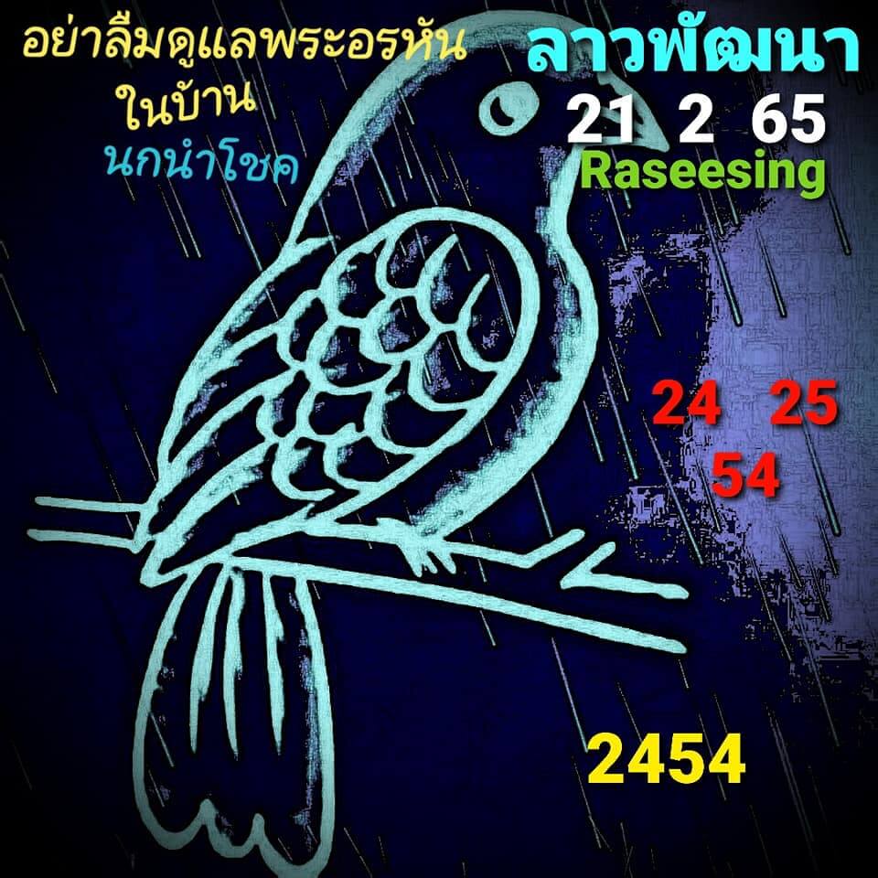 แนวทางหวยลาว 21/2/65 ชุดที่ 4