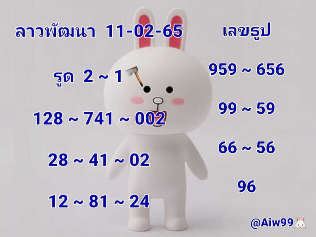 แนวทางหวยลาว 11/2/65 ชุดที่ 5