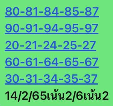 หวยหุ้นวันนี้ 14/2/65 ชุดที่ 7