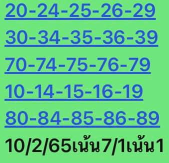 หวยหุ้นวันนี้ 10/2/65 ชุดที่ 3