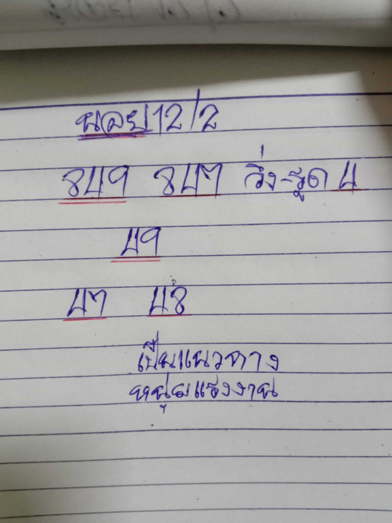 แนวทางหวยฮานอย 12/2/65 ชุดที่ 3