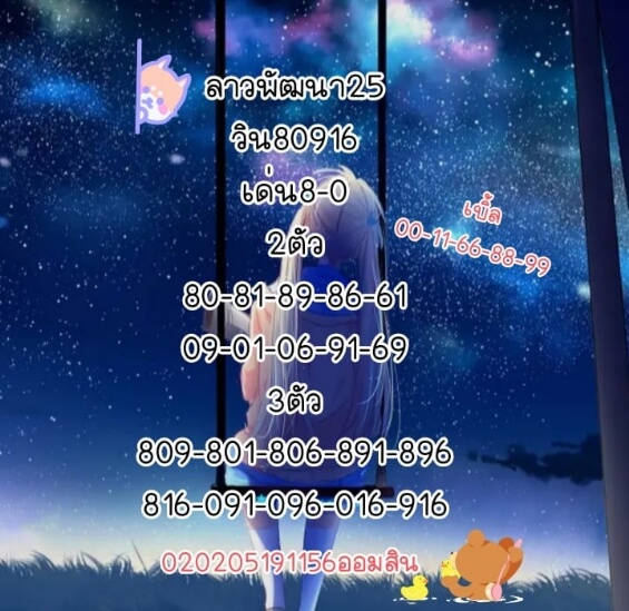 แนวทางหวยลาว 25/3/65 ชุดที่ 5