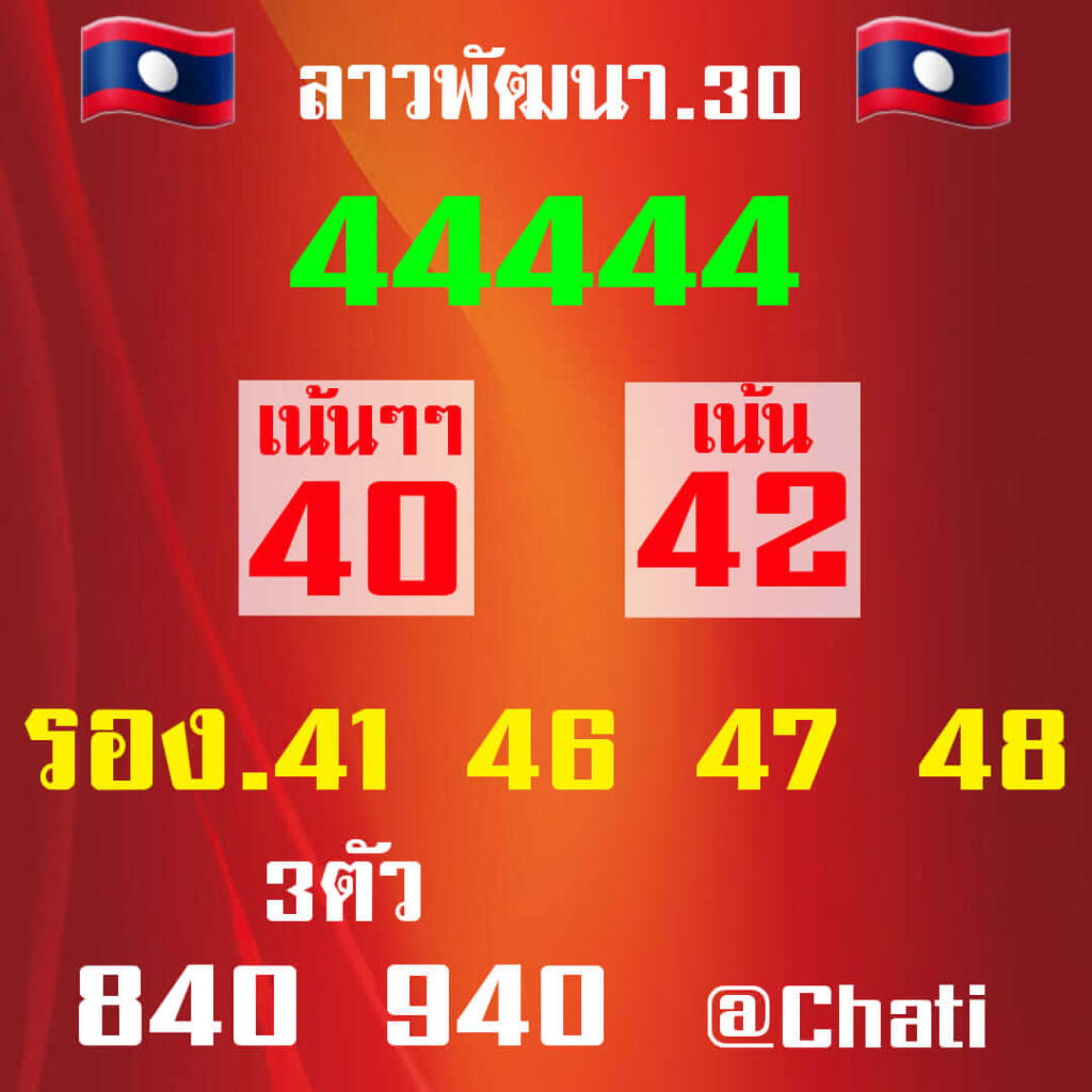 แนวทางหวยลาว 30/3/65 ชุดที่ 8