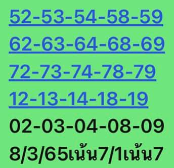 หวยหุ้นวันนี้ 8/3/65 ชุดที่ 10