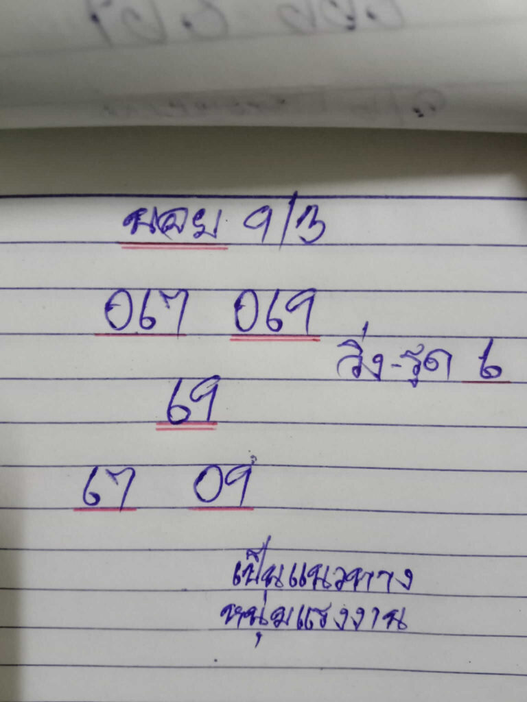 แนวทางหวยฮานอย 9/3/65 ชุดที่ 1