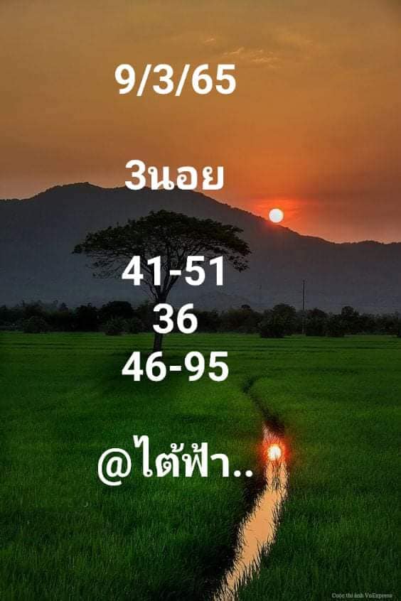  แนวทางหวยฮานอย 9/3/65 ชุดที่ 4