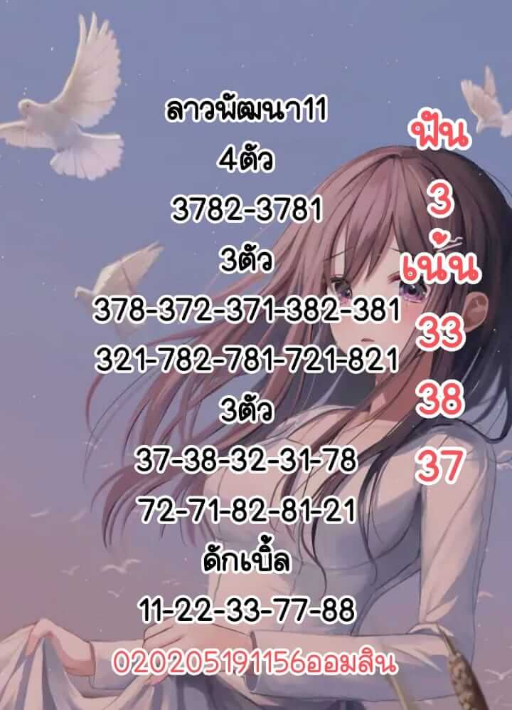 แนวทางหวยลาว 11/4/65 ชุดที่ 4