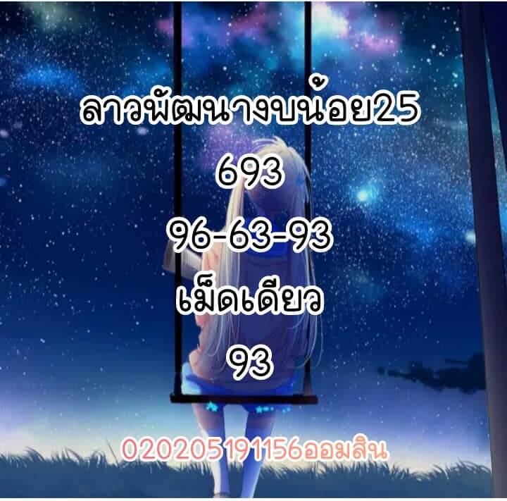 แนวทางหวยลาว 25/4/65 ชุดที่ 4