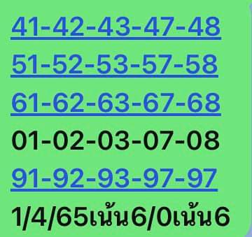 หวยหุ้นวันนี้ 1/4/65 ชุดที่ 7