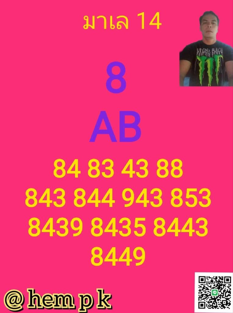 หวยมาเลย์วันนี้ 14/5/65 ชุดที่ 8